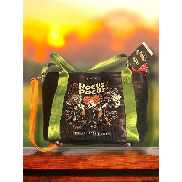 2024 Disney Parks Harveys Halloween Hocus Pocus Minnie Daisy Poster Tote Bag NEW